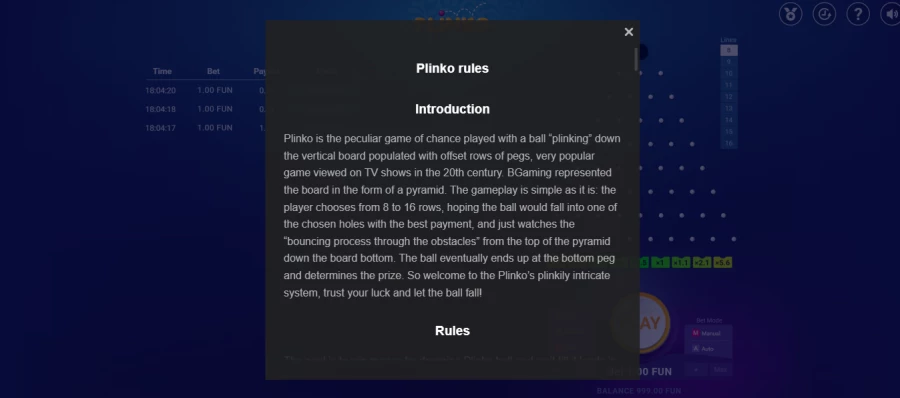 Application plinko avis